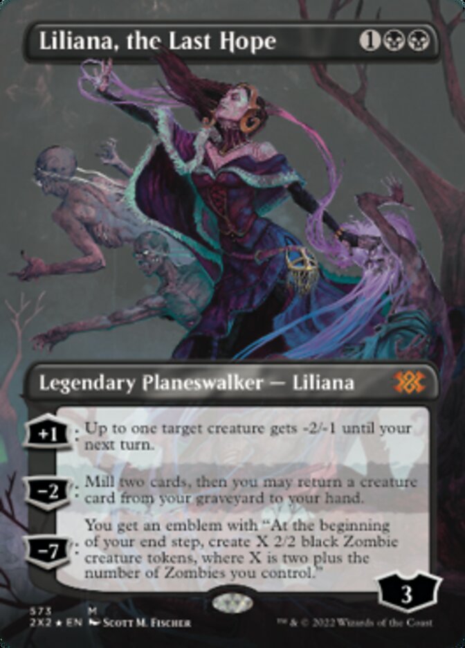 Liliana, the Last Hope (Textured Foil) [Double Masters 2022] | Yard's Games Ltd