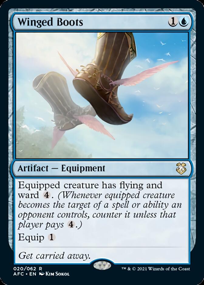 Winged Boots [Dungeons & Dragons: Adventures in the Forgotten Realms Commander] | Yard's Games Ltd