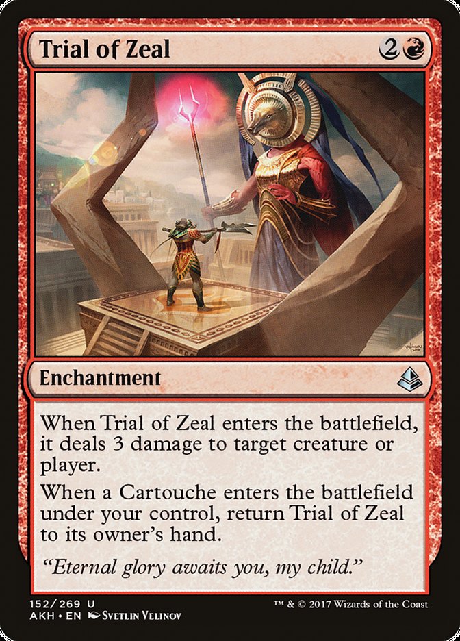 Trial of Zeal [Amonkhet] | Yard's Games Ltd