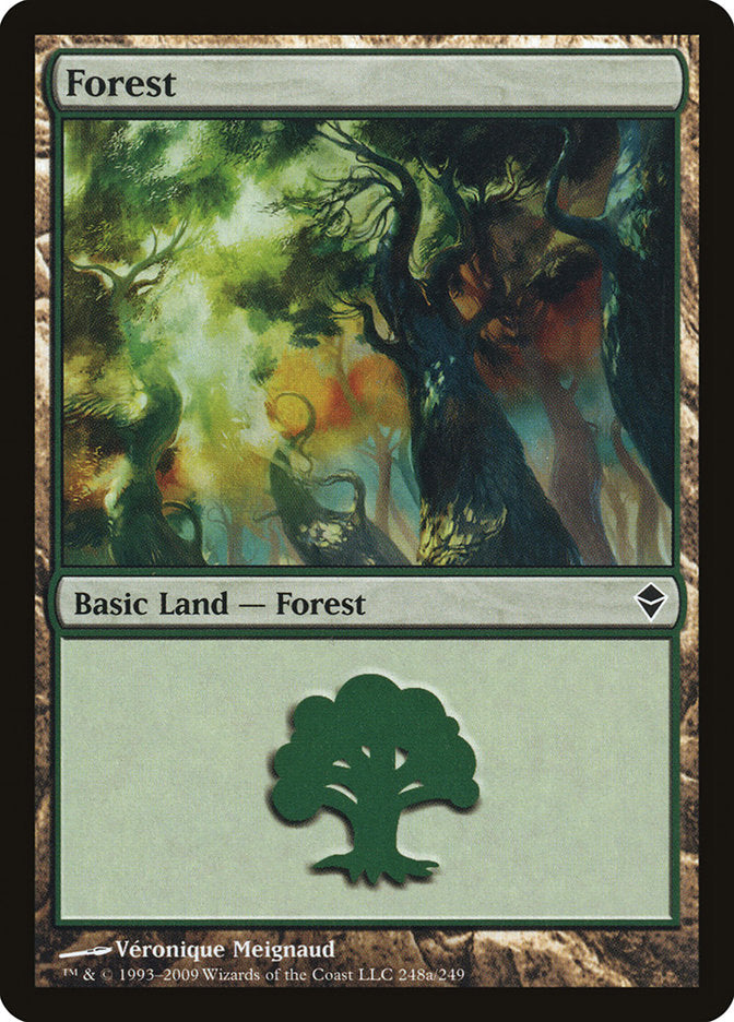 Forest (248a) [Zendikar] | Yard's Games Ltd