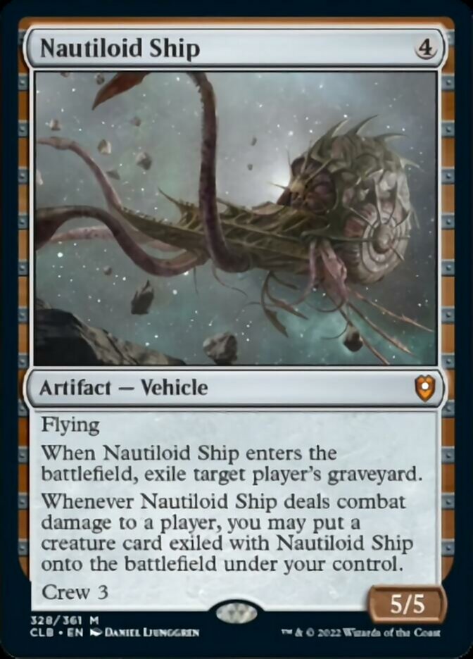 Nautiloid Ship [Commander Legends: Battle for Baldur's Gate] | Yard's Games Ltd