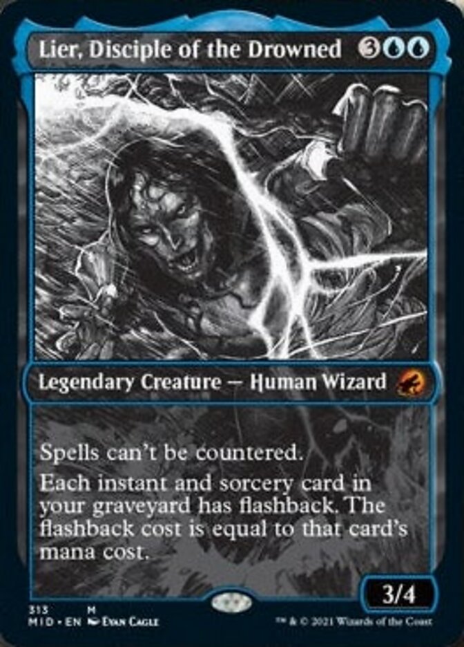 Lier, Disciple of the Drowned (Showcase Eternal Night) [Innistrad: Midnight Hunt] | Yard's Games Ltd