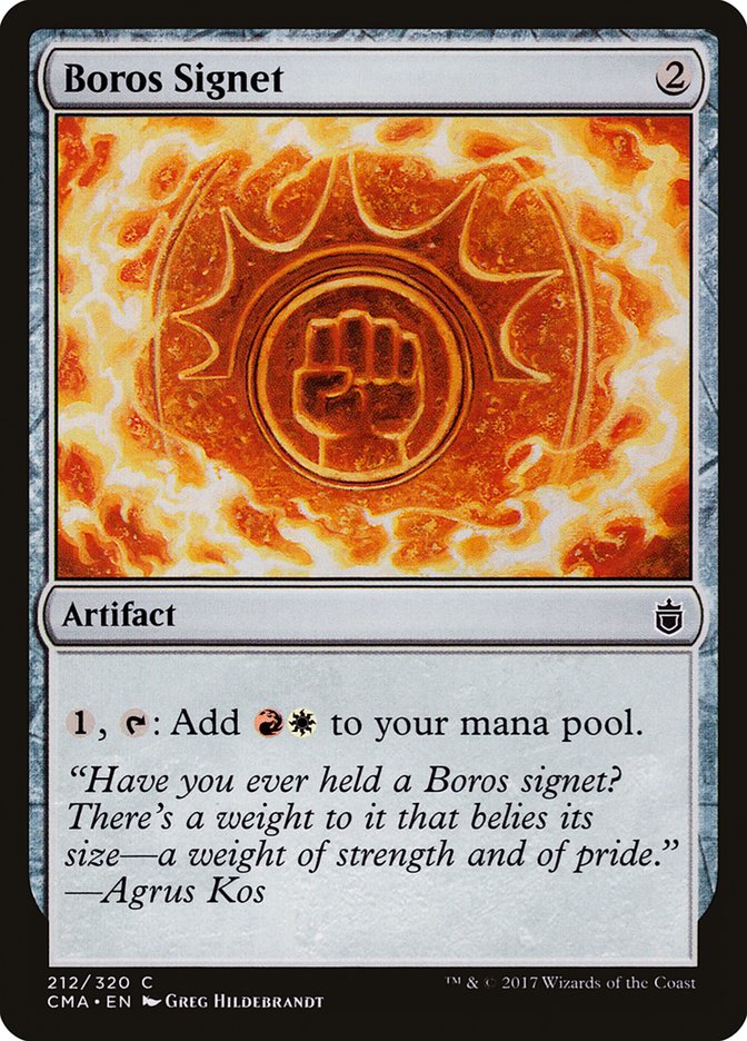 Boros Signet [Commander Anthology] | Yard's Games Ltd