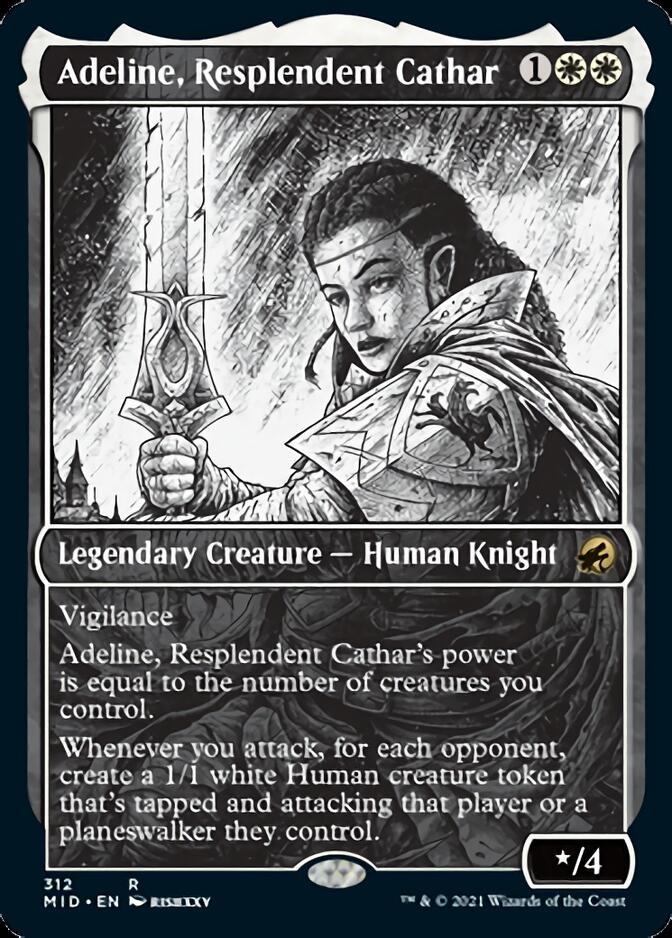 Adeline, Resplendent Cathar (Showcase Eternal Night) [Innistrad: Midnight Hunt] | Yard's Games Ltd