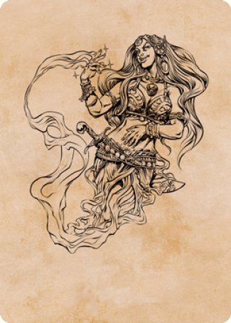 Djinni Windseer (Showcase) Art Card [Dungeons & Dragons: Adventures in the Forgotten Realms Art Series] | Yard's Games Ltd