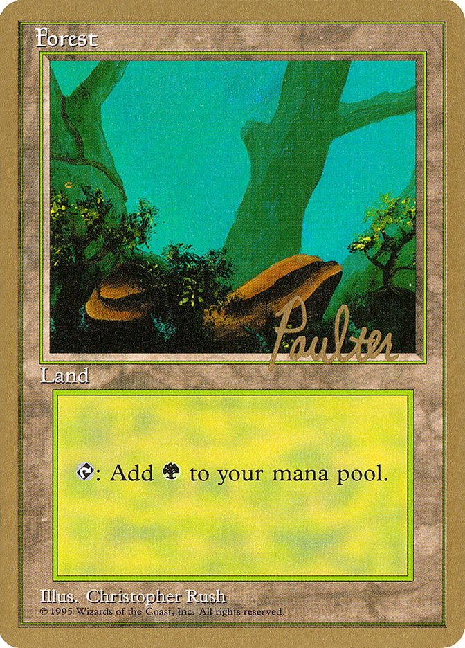 Forest (pp378) (Preston Poulter) [Pro Tour Collector Set] | Yard's Games Ltd