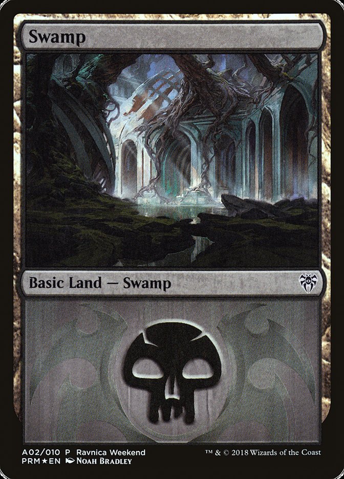 Swamp (A02) [Ravnica Allegiance Ravnica Weekend] | Yard's Games Ltd