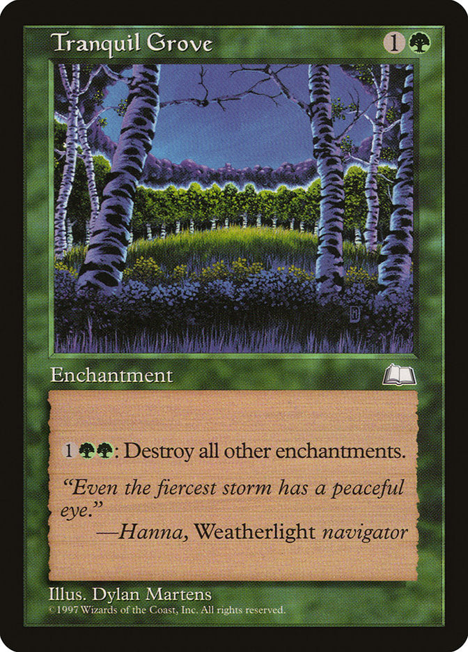 Tranquil Grove [Weatherlight] | Yard's Games Ltd