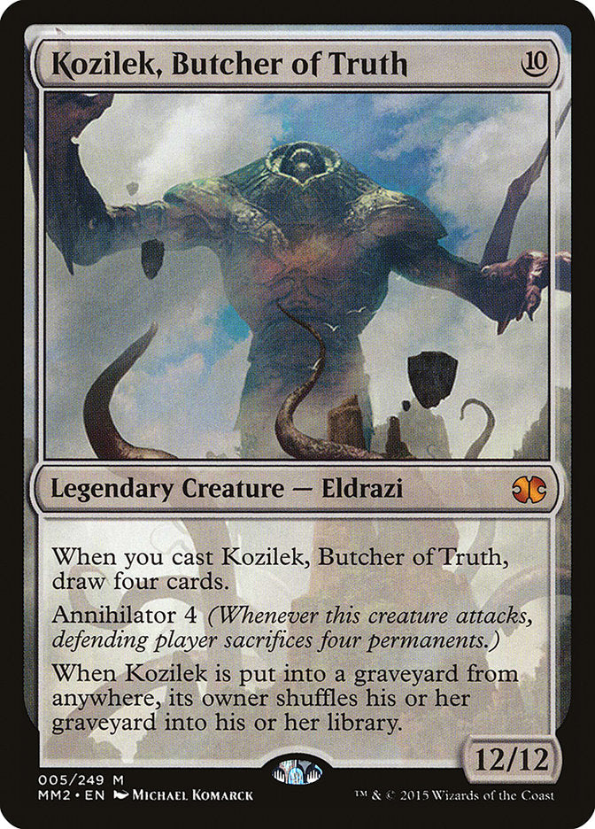 Kozilek, Butcher of Truth [Modern Masters 2015] | Yard's Games Ltd