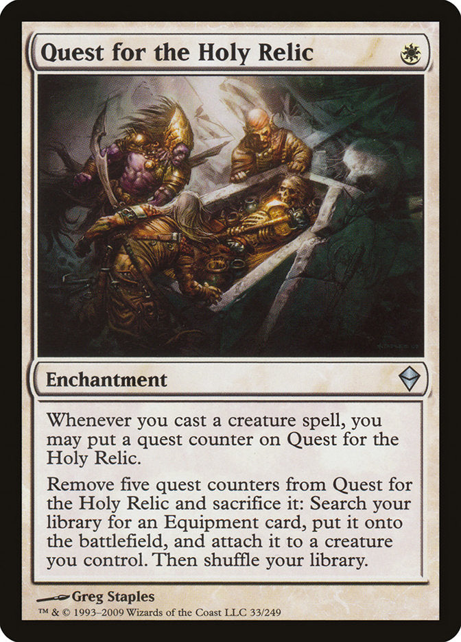 Quest for the Holy Relic [Zendikar] | Yard's Games Ltd