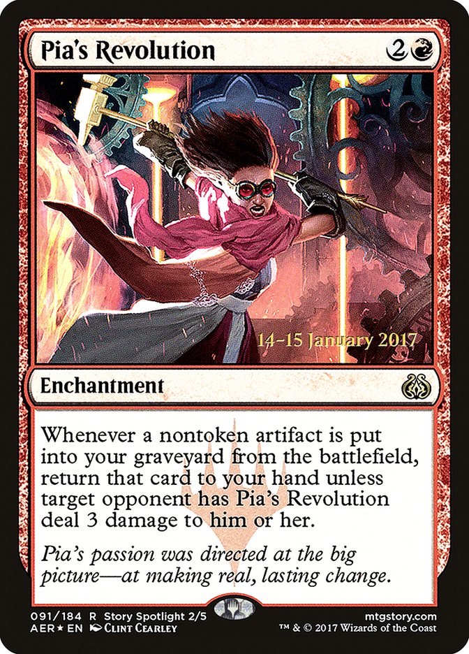 Pia's Revolution [Aether Revolt Prerelease Promos] | Yard's Games Ltd