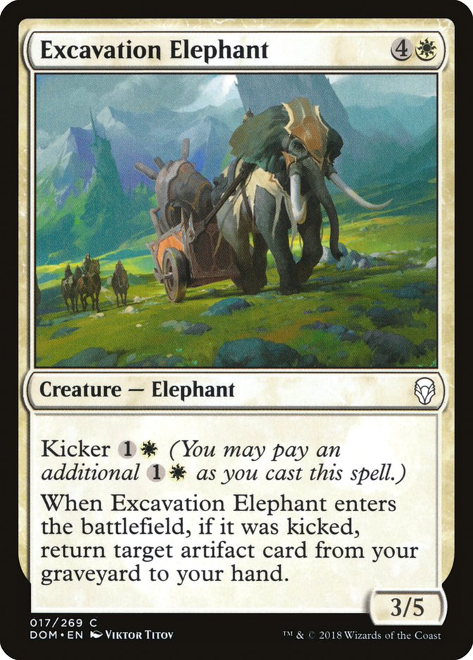 Excavation Elephant [Dominaria] | Yard's Games Ltd