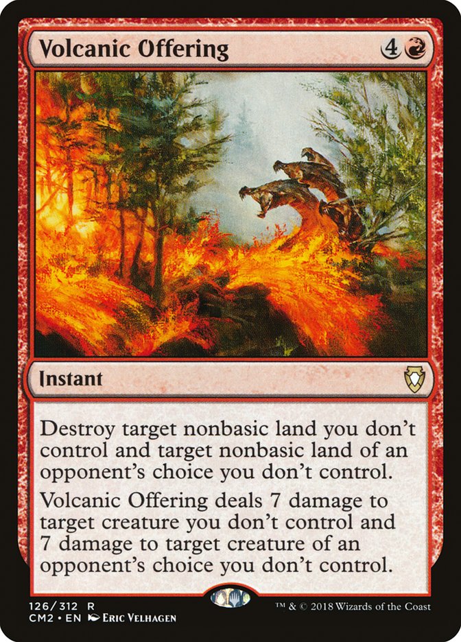 Volcanic Offering [Commander Anthology Volume II] | Yard's Games Ltd