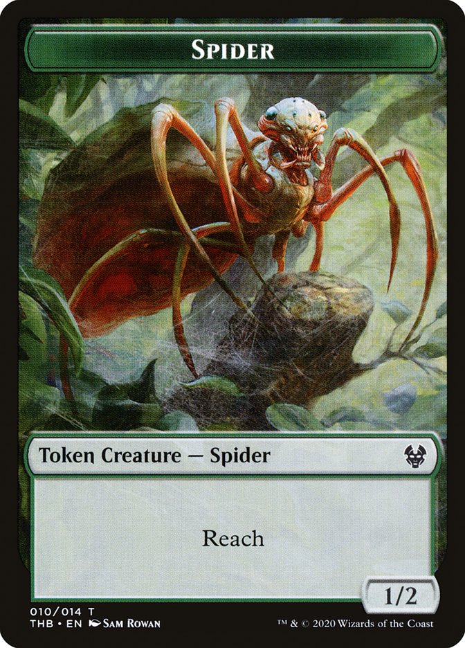 Spider Token [Theros Beyond Death Tokens] | Yard's Games Ltd