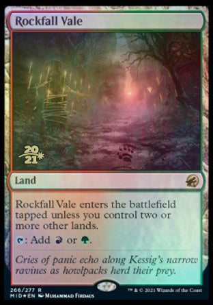 Rockfall Vale [Innistrad: Midnight Hunt Prerelease Promos] | Yard's Games Ltd