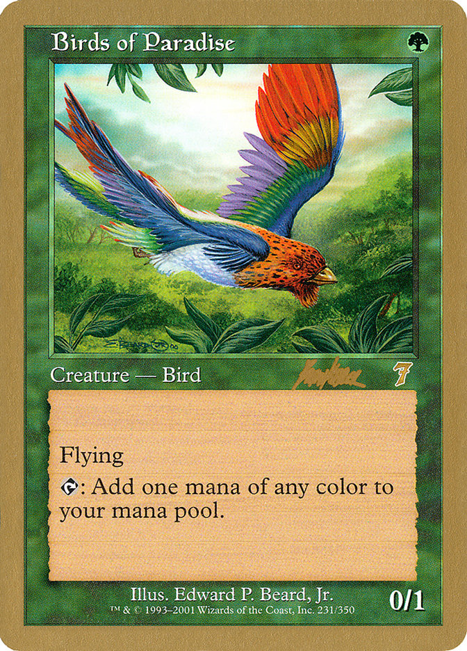 Birds of Paradise (Brian Kibler) [World Championship Decks 2002] | Yard's Games Ltd