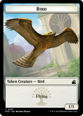 Bird // Wurm Double-Sided Token [Ravnica Remastered Tokens] | Yard's Games Ltd