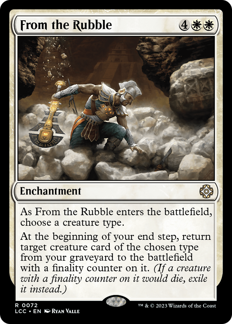 From the Rubble [The Lost Caverns of Ixalan Commander] | Yard's Games Ltd