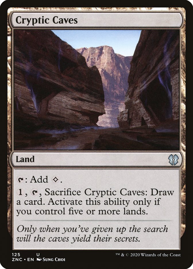 Cryptic Caves [Zendikar Rising Commander] | Yard's Games Ltd