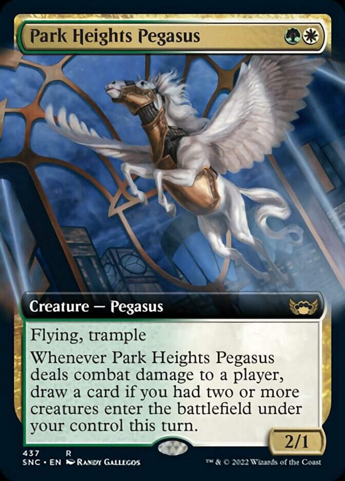 Park Heights Pegasus (Extended Art) [Streets of New Capenna] | Yard's Games Ltd