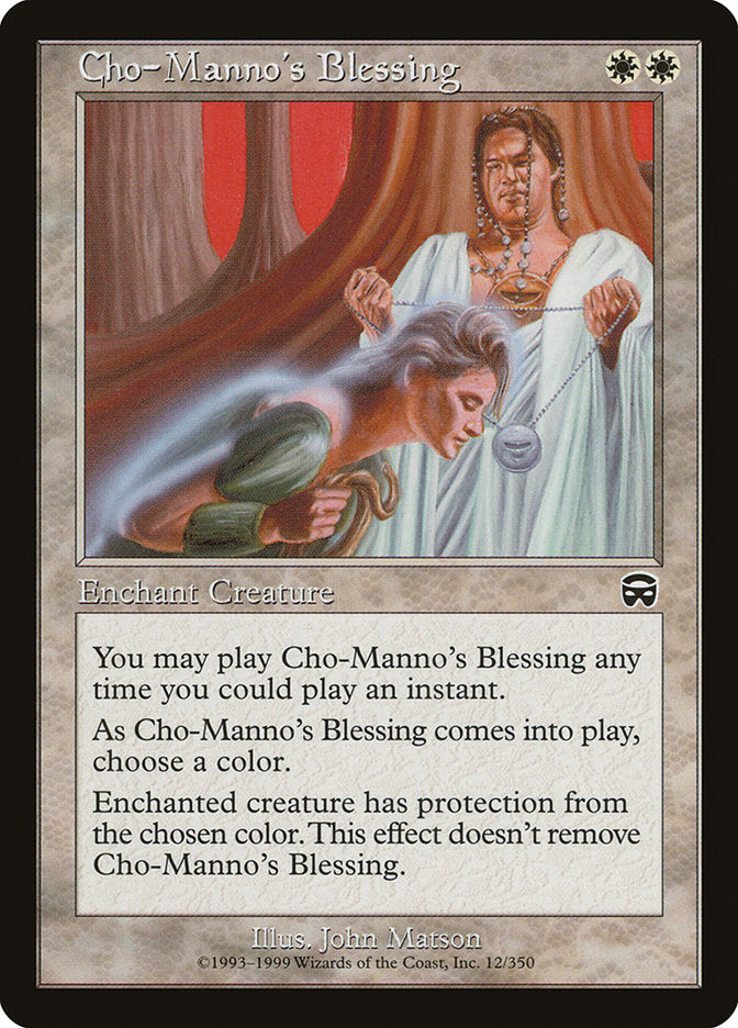 Cho-Manno's Blessing [Mercadian Masques] | Yard's Games Ltd