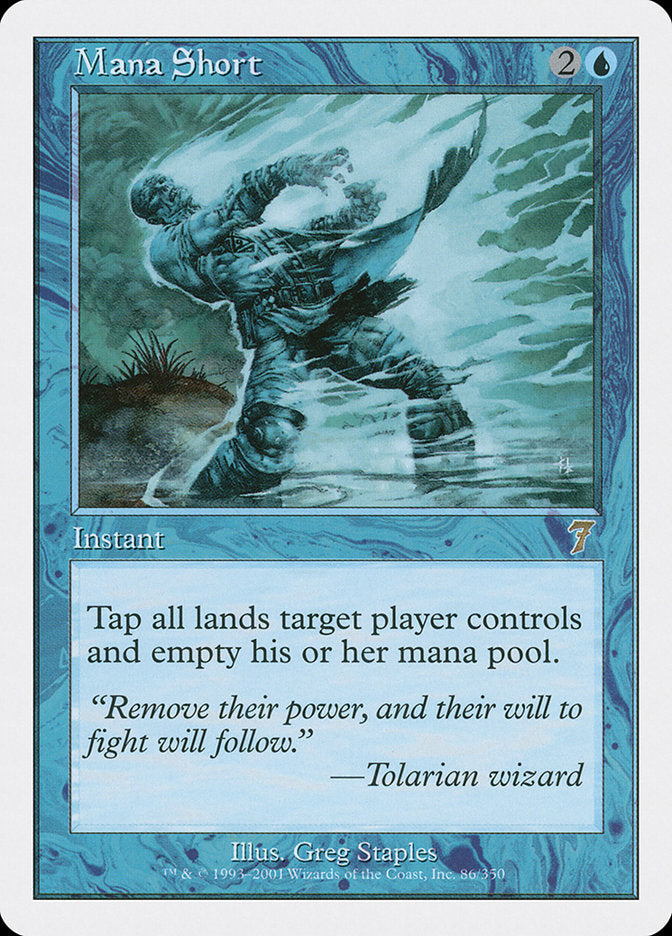 Mana Short [Seventh Edition] | Yard's Games Ltd