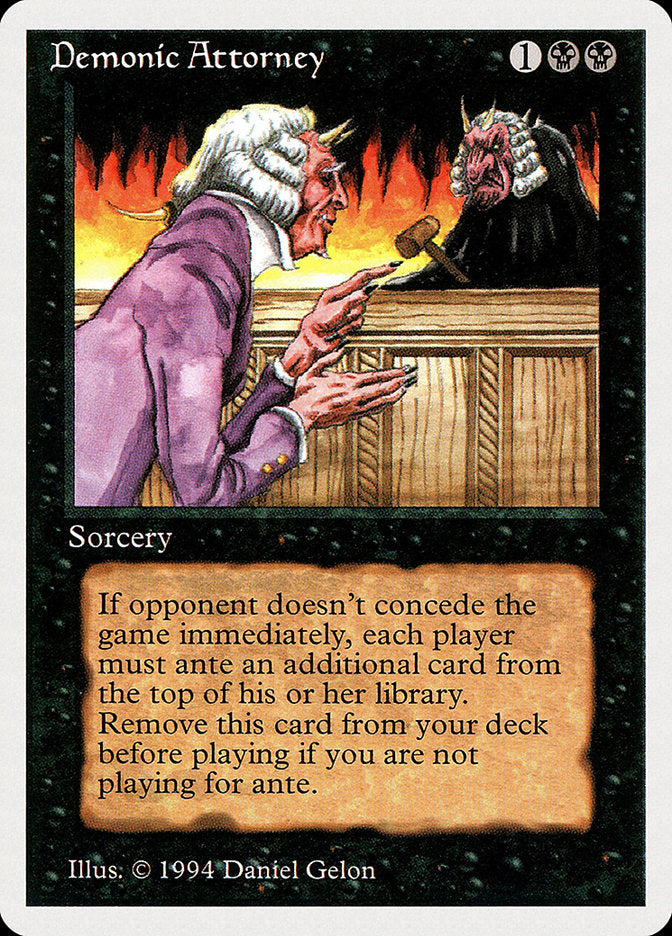 Demonic Attorney [Summer Magic / Edgar] | Yard's Games Ltd