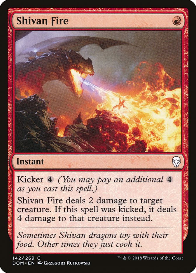 Shivan Fire [Dominaria] | Yard's Games Ltd