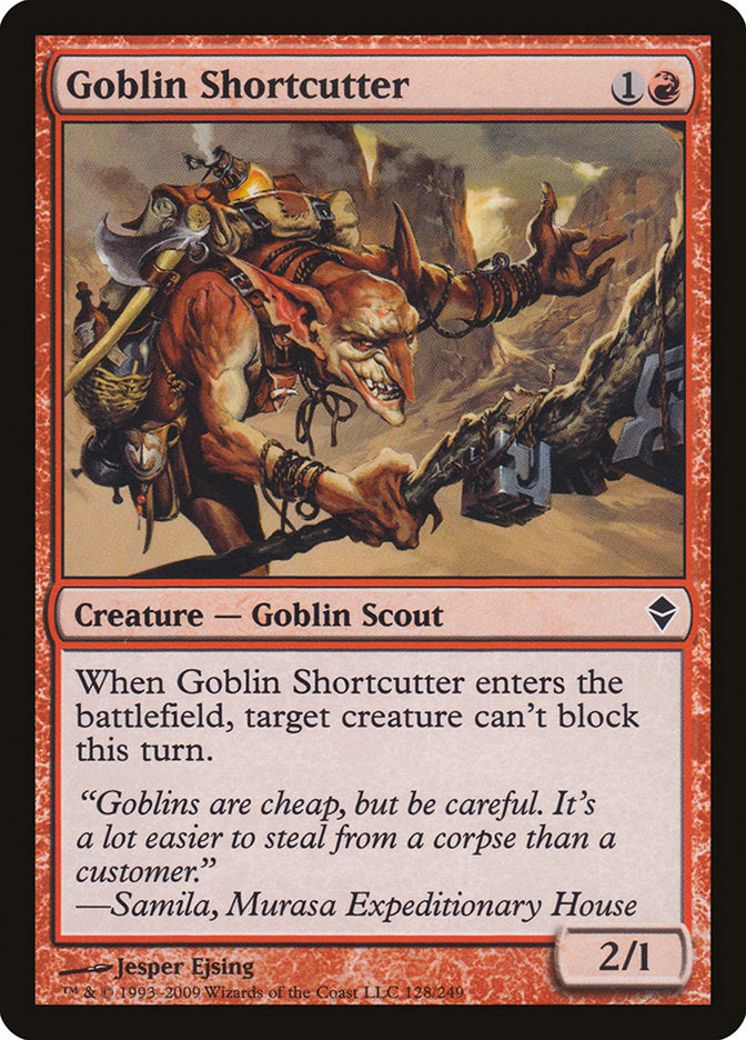 Goblin Shortcutter [Zendikar] | Yard's Games Ltd