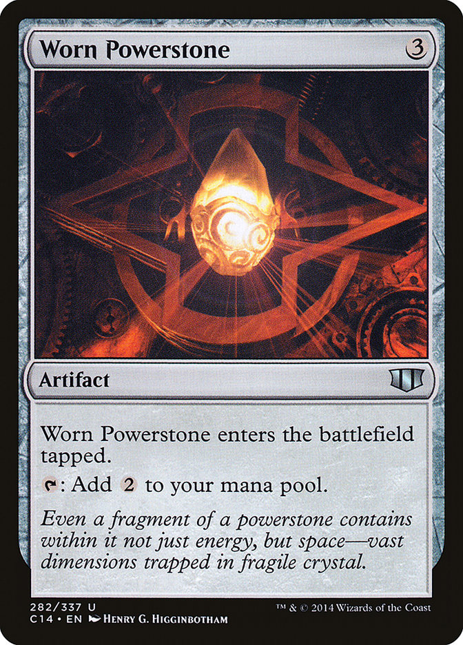 Worn Powerstone [Commander 2014] | Yard's Games Ltd