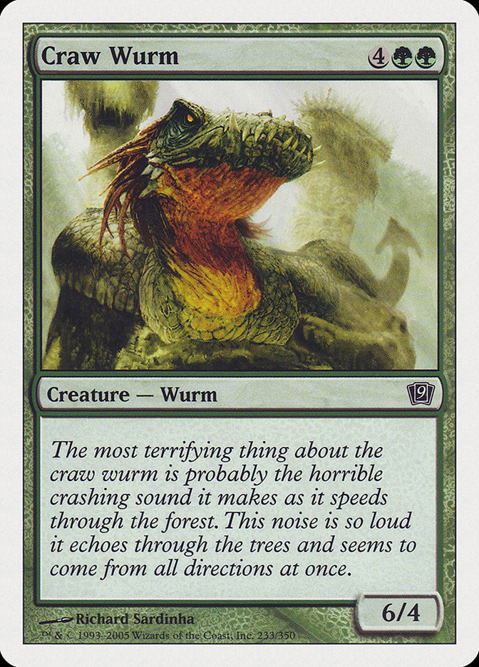 Craw Wurm [Ninth Edition] | Yard's Games Ltd