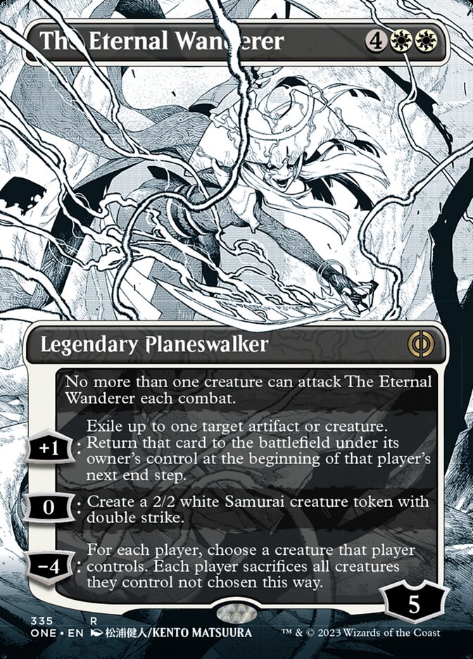 The Eternal Wanderer (Borderless Manga) [Phyrexia: All Will Be One] | Yard's Games Ltd