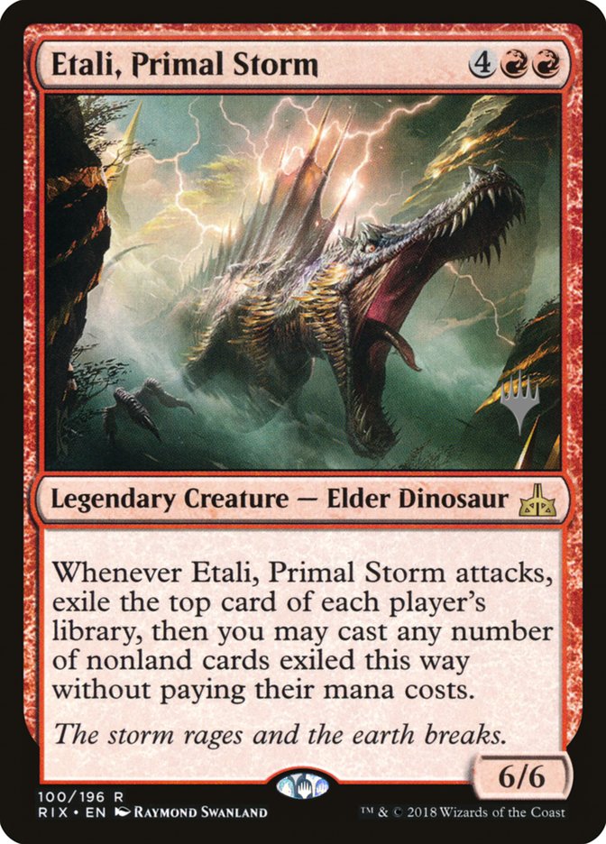 Etali, Primal Storm (Promo Pack) [Rivals of Ixalan Promos] | Yard's Games Ltd