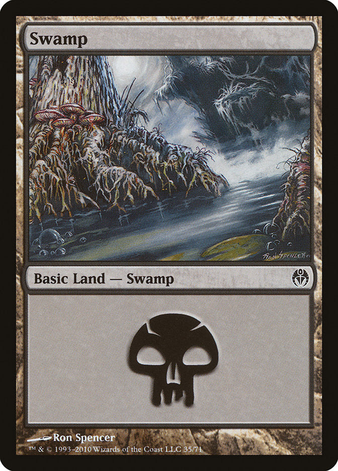 Swamp (35) [Duel Decks: Phyrexia vs. the Coalition] | Yard's Games Ltd