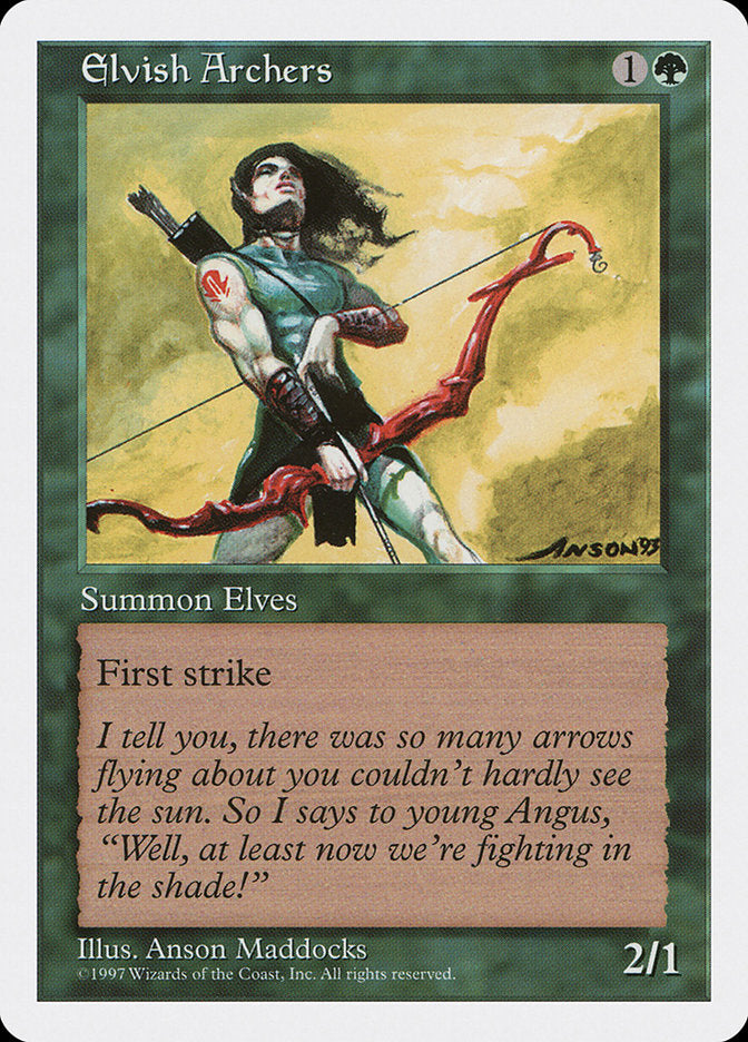 Elvish Archers [Fifth Edition] | Yard's Games Ltd