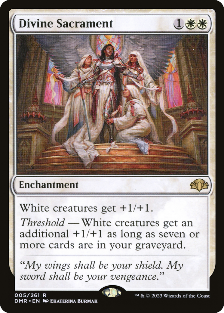 Divine Sacrament [Dominaria Remastered] | Yard's Games Ltd