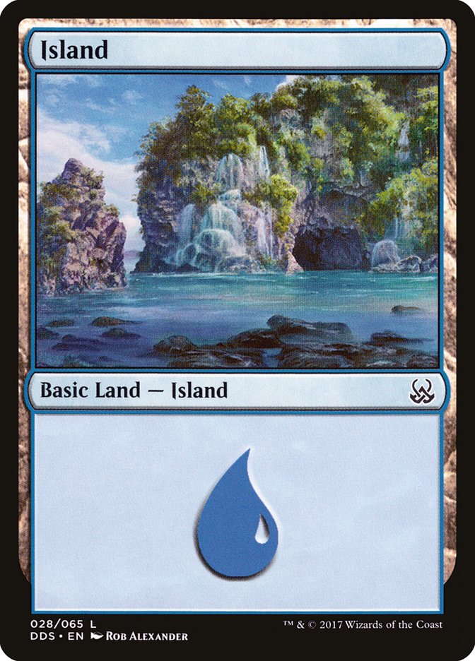 Island (28) [Duel Decks: Mind vs. Might] | Yard's Games Ltd