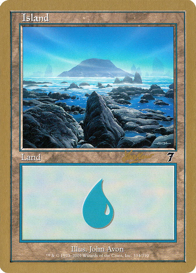 Island (shh334) (Sim Han How) [World Championship Decks 2002] | Yard's Games Ltd