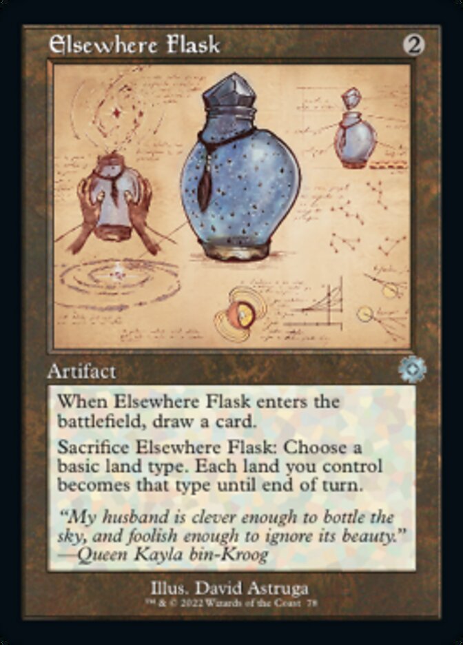 Elsewhere Flask (Retro Schematic) [The Brothers' War Retro Artifacts] | Yard's Games Ltd