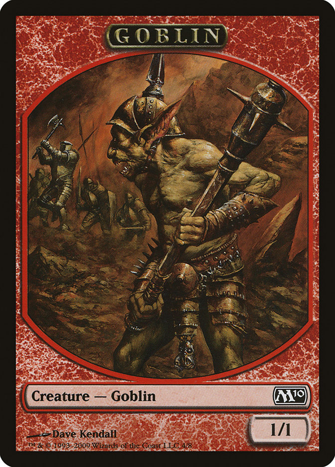 Goblin Token [Magic 2010 Tokens] | Yard's Games Ltd