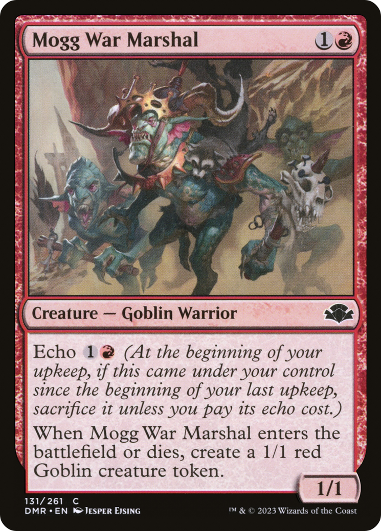 Mogg War Marshal [Dominaria Remastered] | Yard's Games Ltd