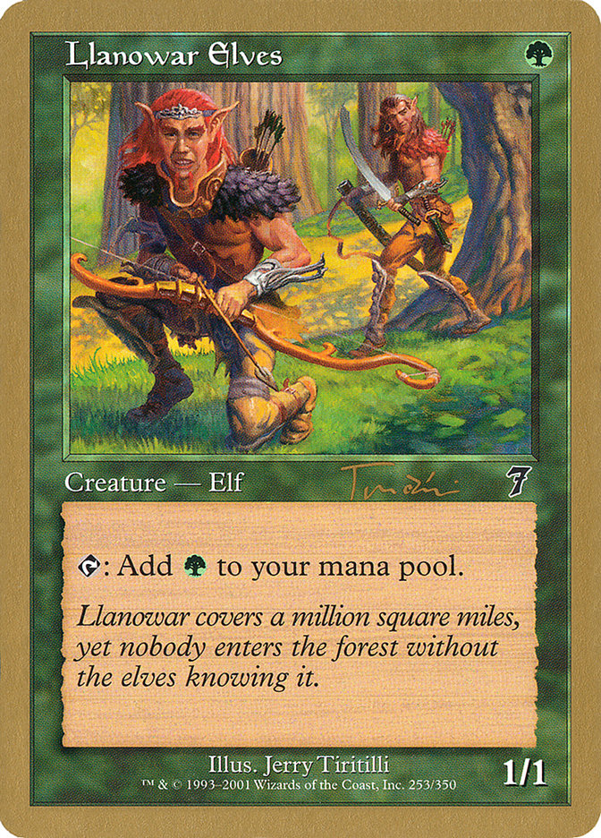 Llanowar Elves (Jan Tomcani) [World Championship Decks 2001] | Yard's Games Ltd