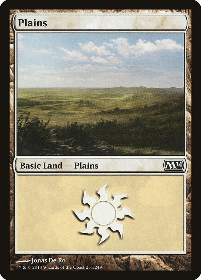 Plains (231) [Magic 2014] | Yard's Games Ltd