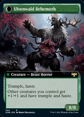 Ulvenwald Oddity // Ulvenwald Behemoth (Extended Art) [Innistrad: Crimson Vow] | Yard's Games Ltd