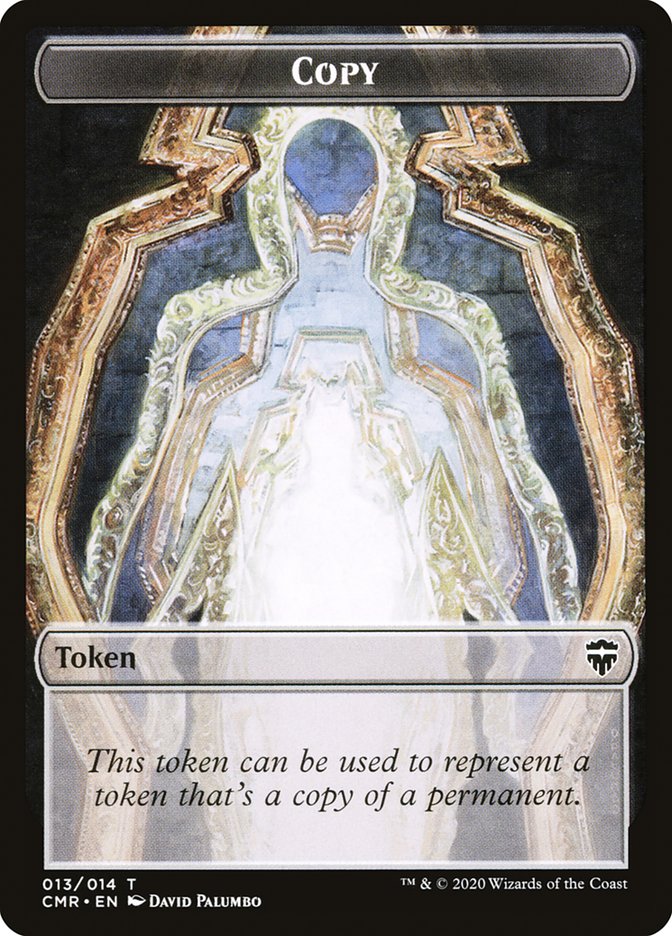 Copy (013) // Spirit Double-Sided Token [Commander Legends Tokens] | Yard's Games Ltd