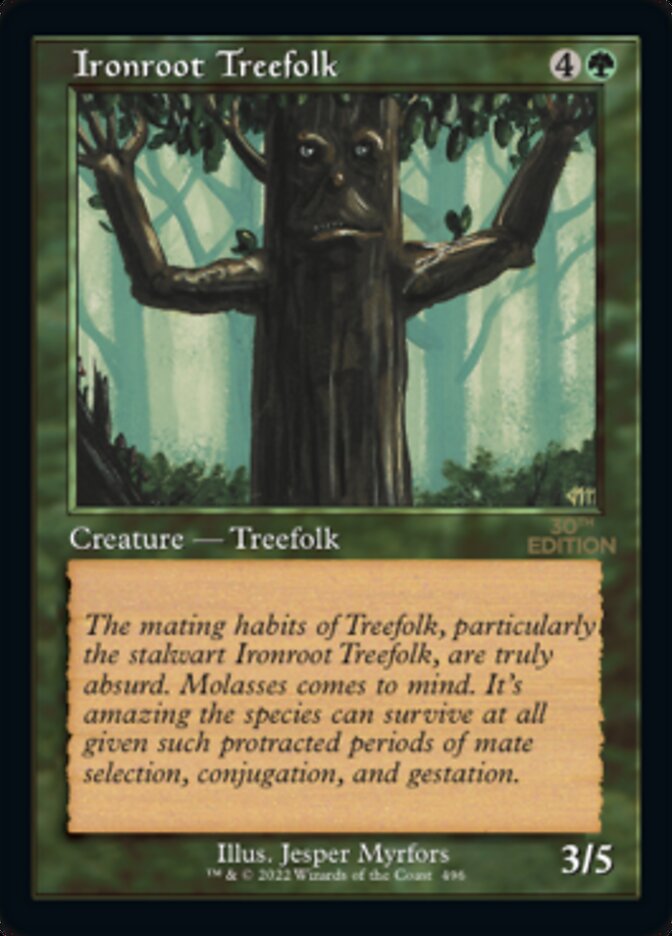 Ironroot Treefolk (Retro) [30th Anniversary Edition] | Yard's Games Ltd