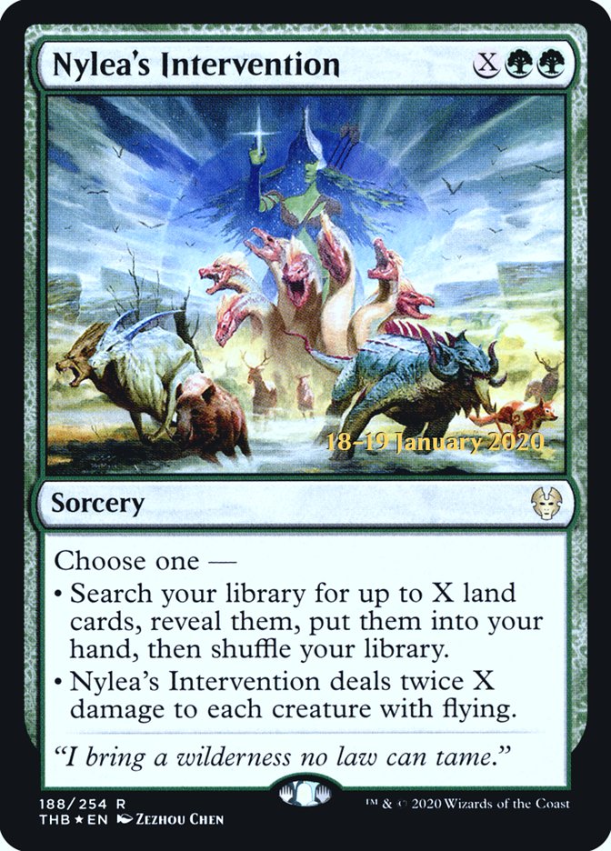 Nylea's Intervention [Theros Beyond Death Prerelease Promos] | Yard's Games Ltd