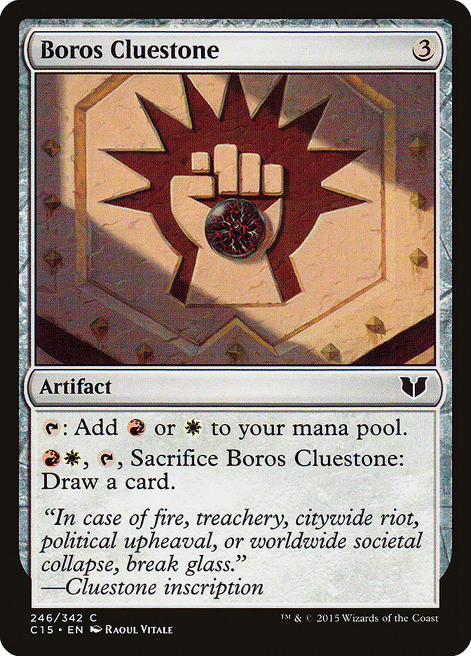 Boros Cluestone [Commander 2015] | Yard's Games Ltd