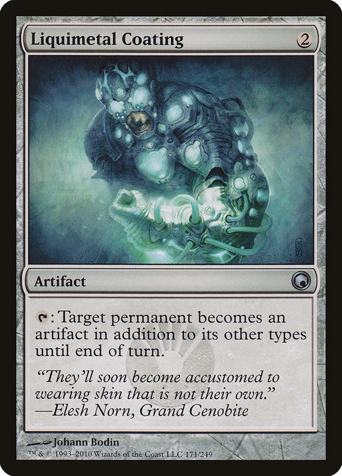 Liquimetal Coating [Scars of Mirrodin] | Yard's Games Ltd