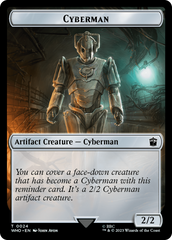 Horse // Cyberman Double-Sided Token [Doctor Who Tokens] | Yard's Games Ltd
